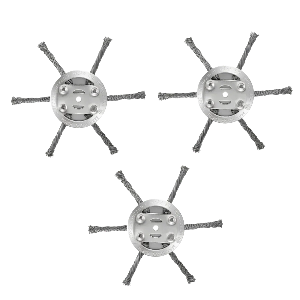 3 Pack | Steel Cable Head