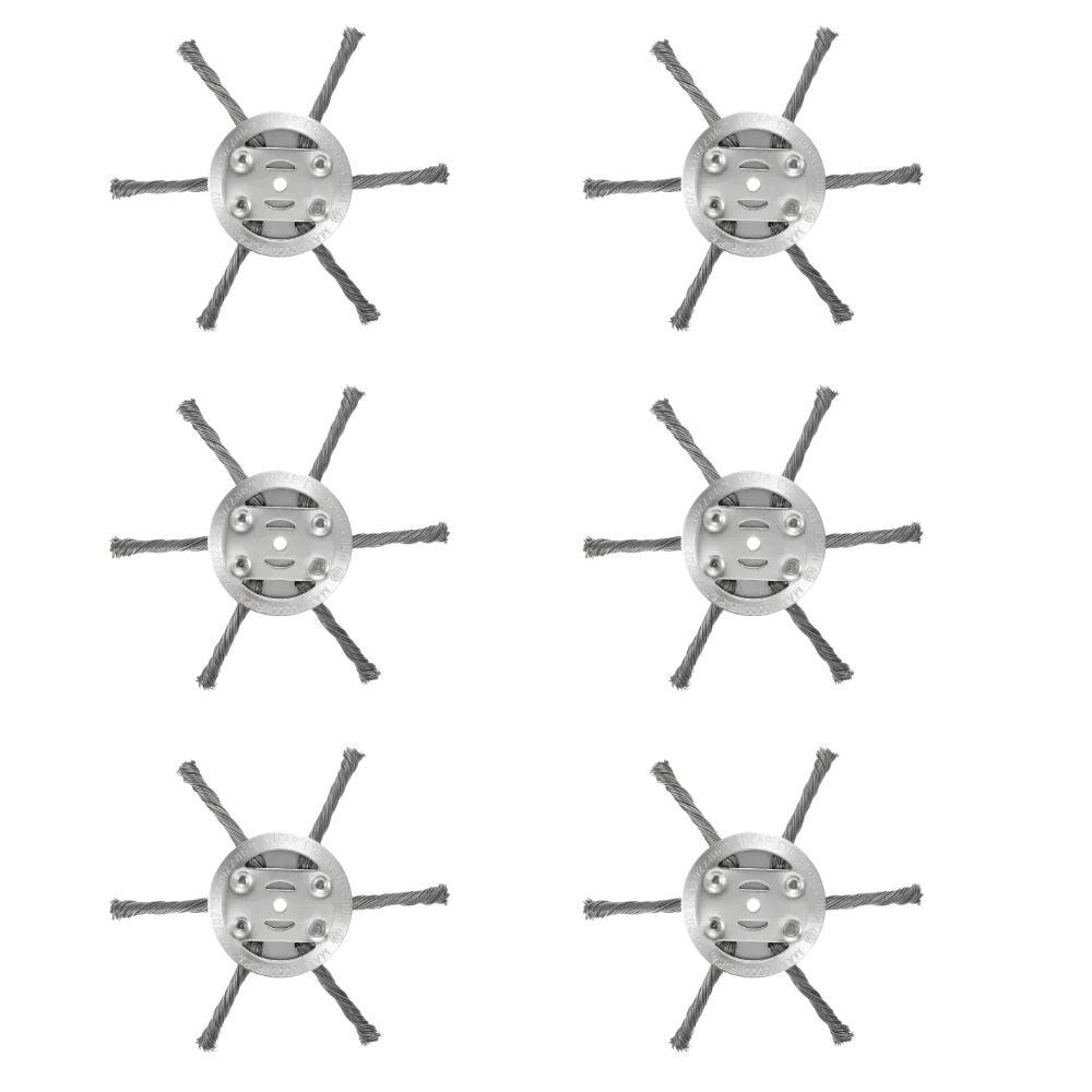 6 Pack | Steel Cable Head